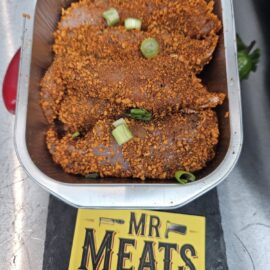 breaded chicken goujons