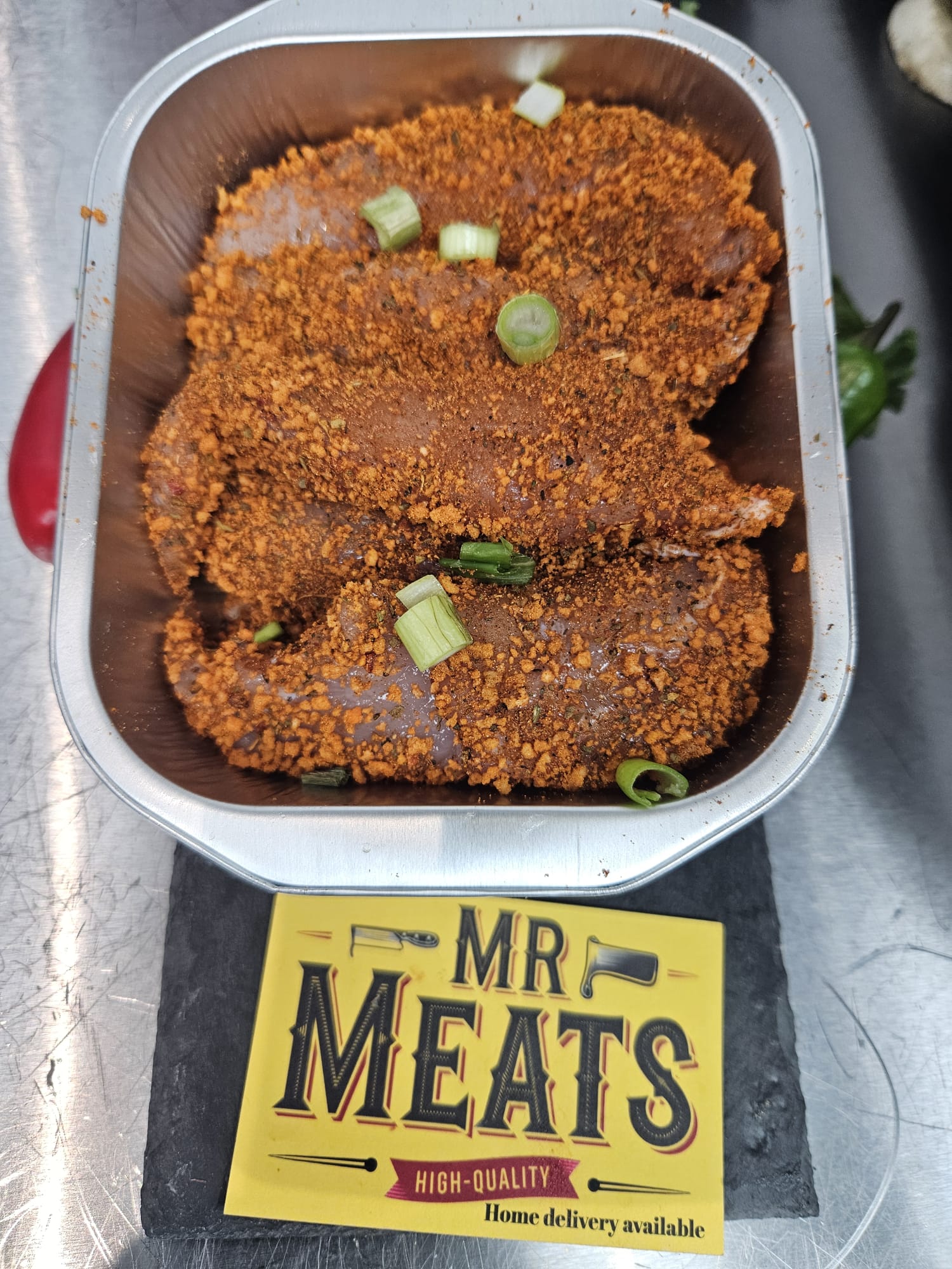 breaded chicken goujons