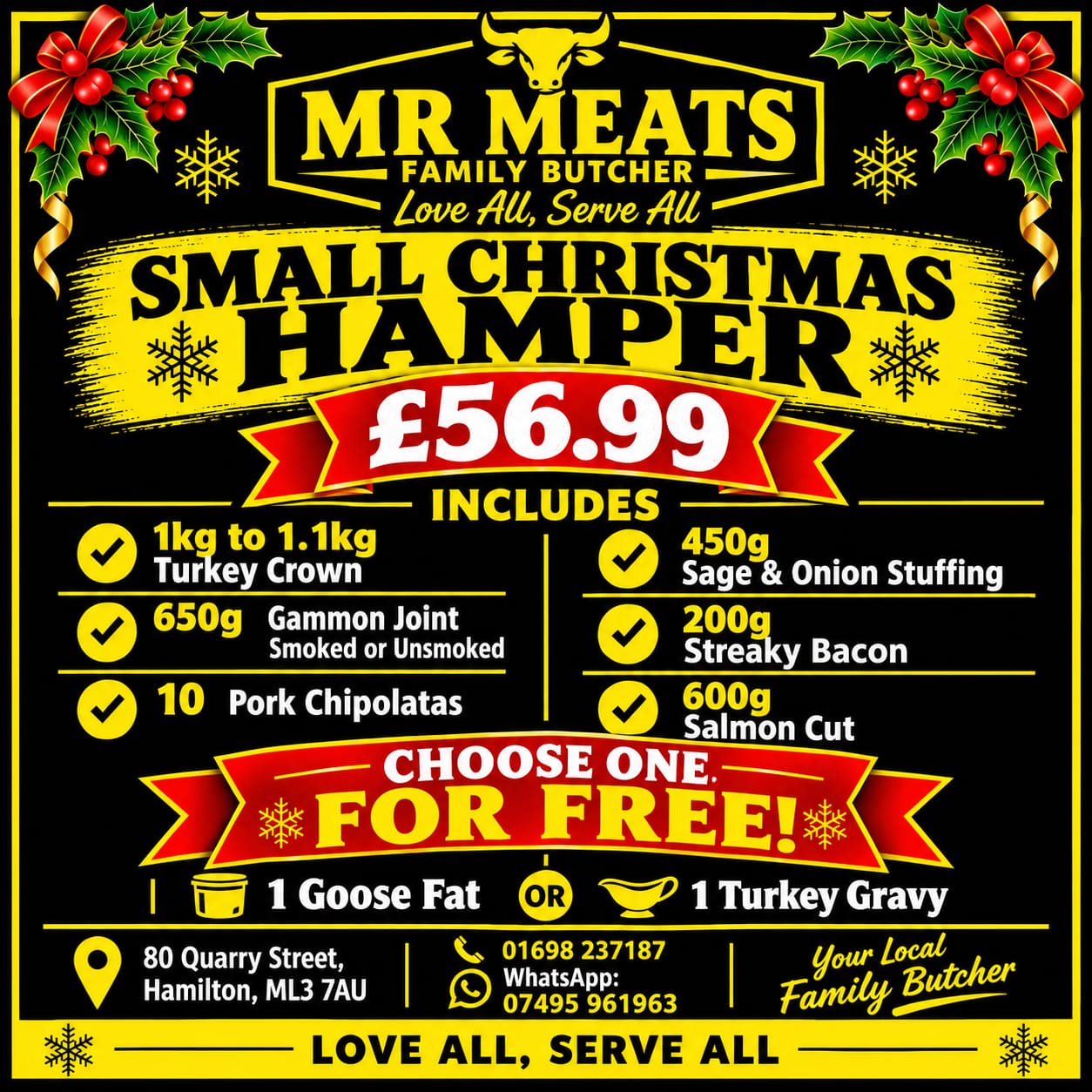 Mr Meats Small Christmas Hamper Product Image